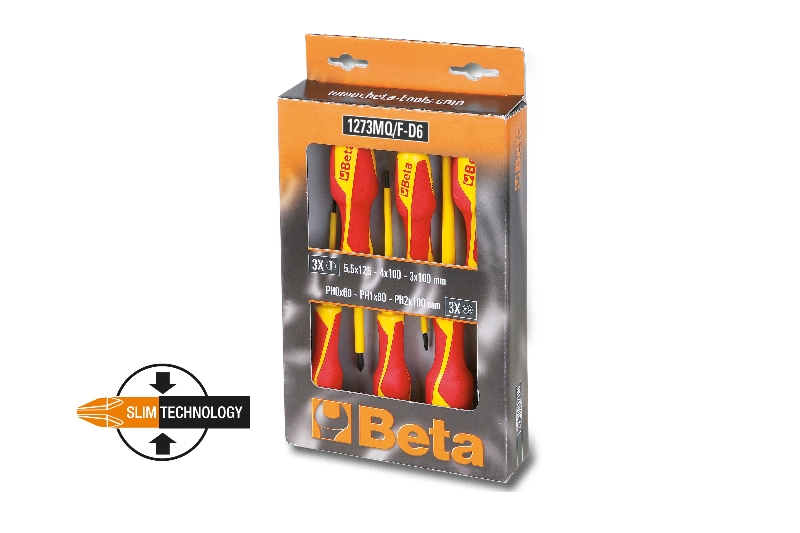 KOMPLET IZVIJAČEV IZOLIRANIH (1000V) 1273MQ/F-D6 BETA