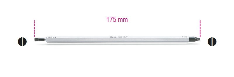 VIJAČNI NASTAVEK RAVNI 1281LP/1 BETA