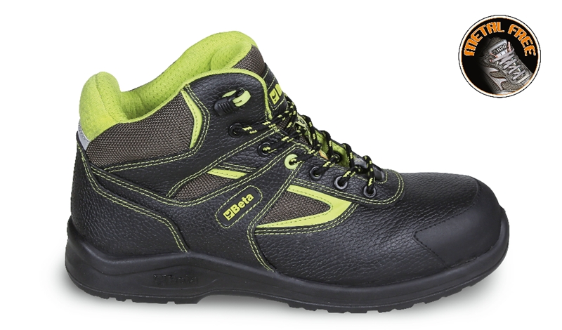 SCARPE ANKLE PELLE S3 NERE PEK 44