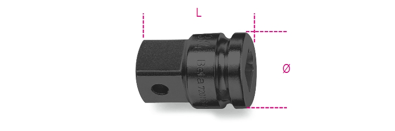 ADAPTER ZA NATIČNI KLJUČ Impact 3/4" NA 1" 728/16 BETA