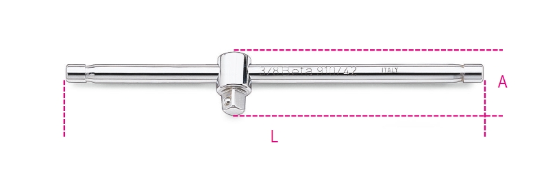 T ROČAJ ZA NATIČNI KLJUČ 3/8" 910-42 BETA