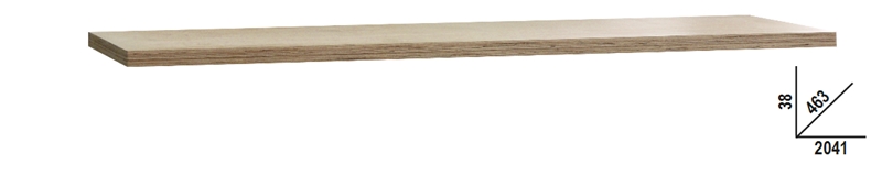 C45PW/3-2-M-LONG WOOD WORKTOP
