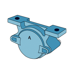OHIŠJE LEŽAJA TVN 208 B SKF